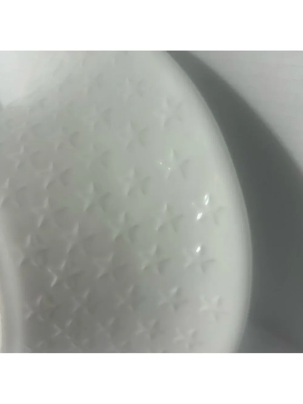 Bordallo Pinheiro Large White Serving Blue Stars Patterned Bowl
